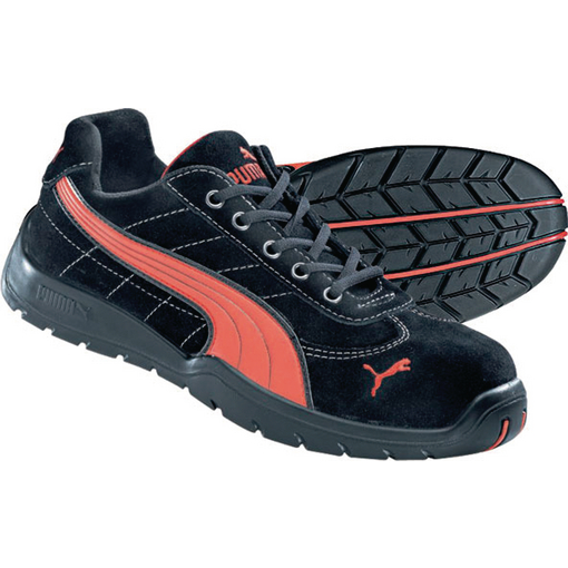 Halbschuh Sneaker Speed S1P, schwarz/rot, Größe 45 Farbe: schwarz
